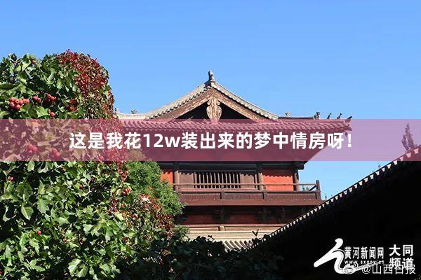 这是我花12w装出来的梦中情房呀!